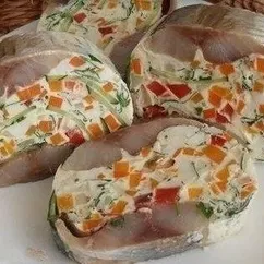 Красивая и вкусная закуска из сельди