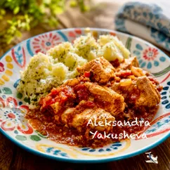 Куриная грудка в техасском соусе барбекю