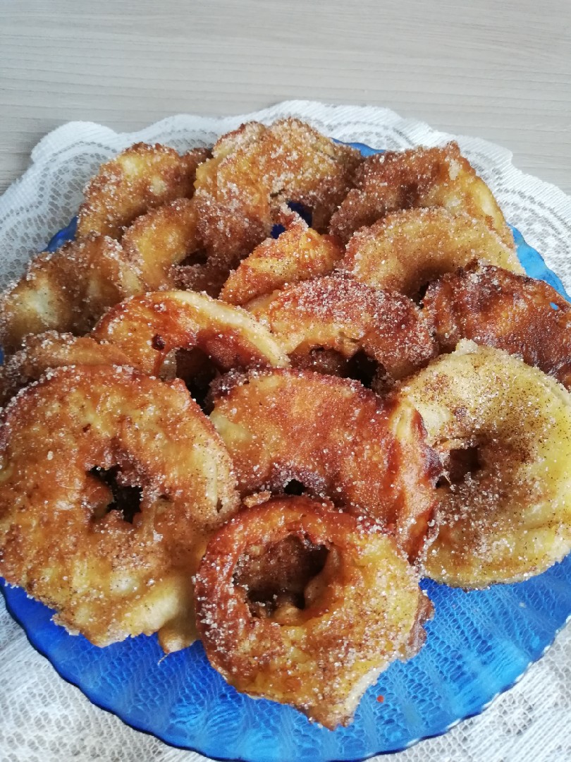 Ленивые яблочные донатсы