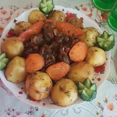 Мясо с овощами