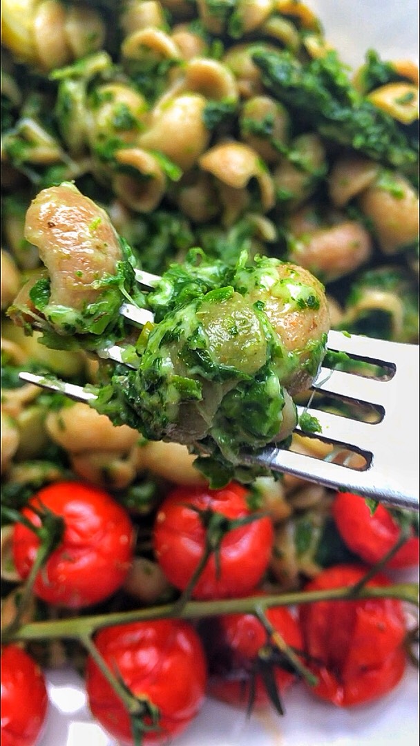 Паста 🍝 шпинат 🍃. #пп