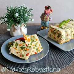 Террин из курицы с овощами