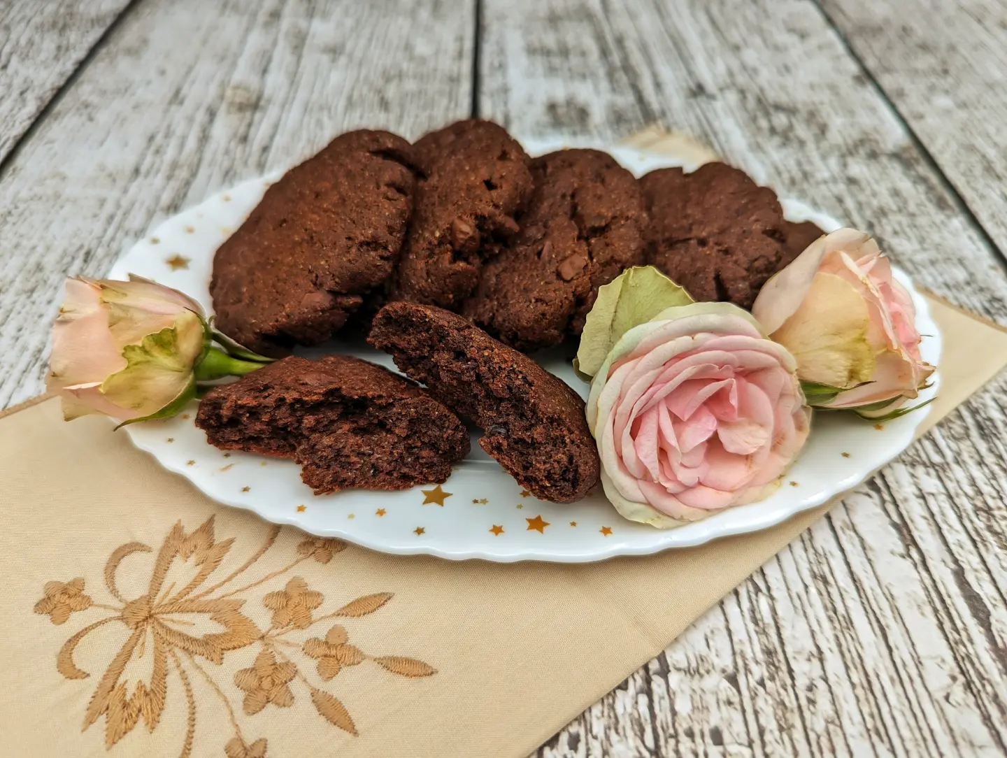 Постное шоколадное печенье 