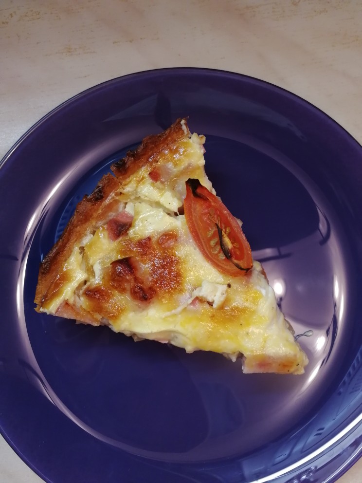 Киш с ветчиной