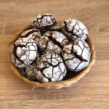 Мраморные шоколадное печенье