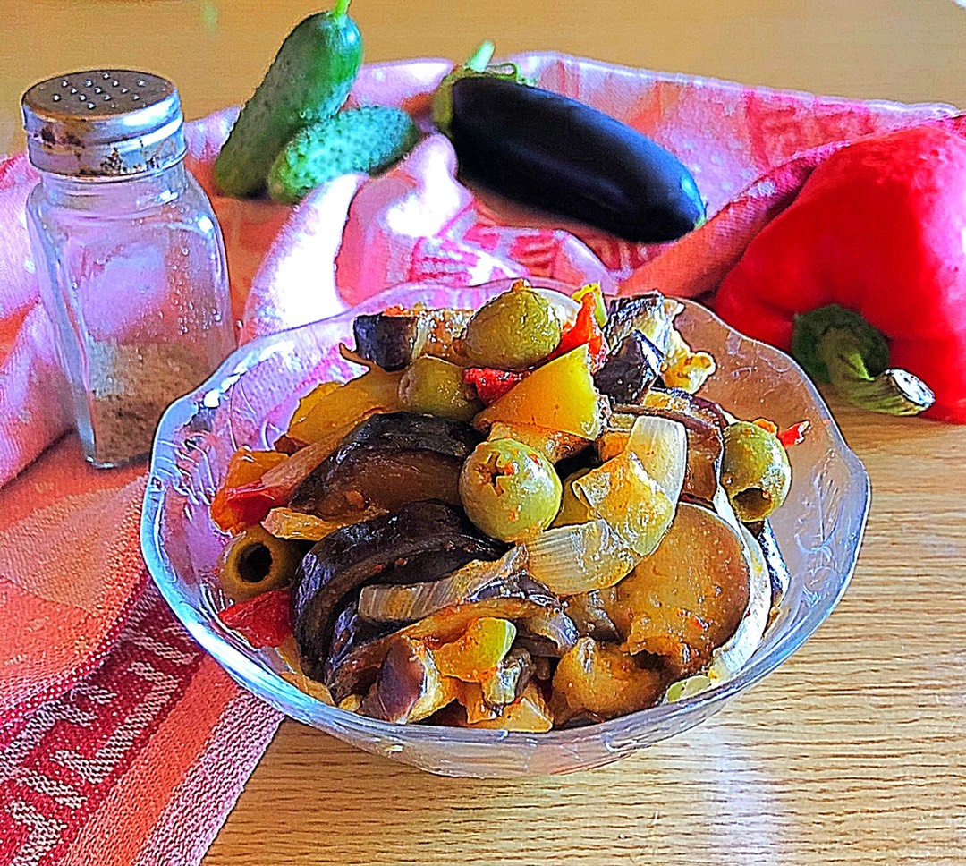 Баклажаны с томатами