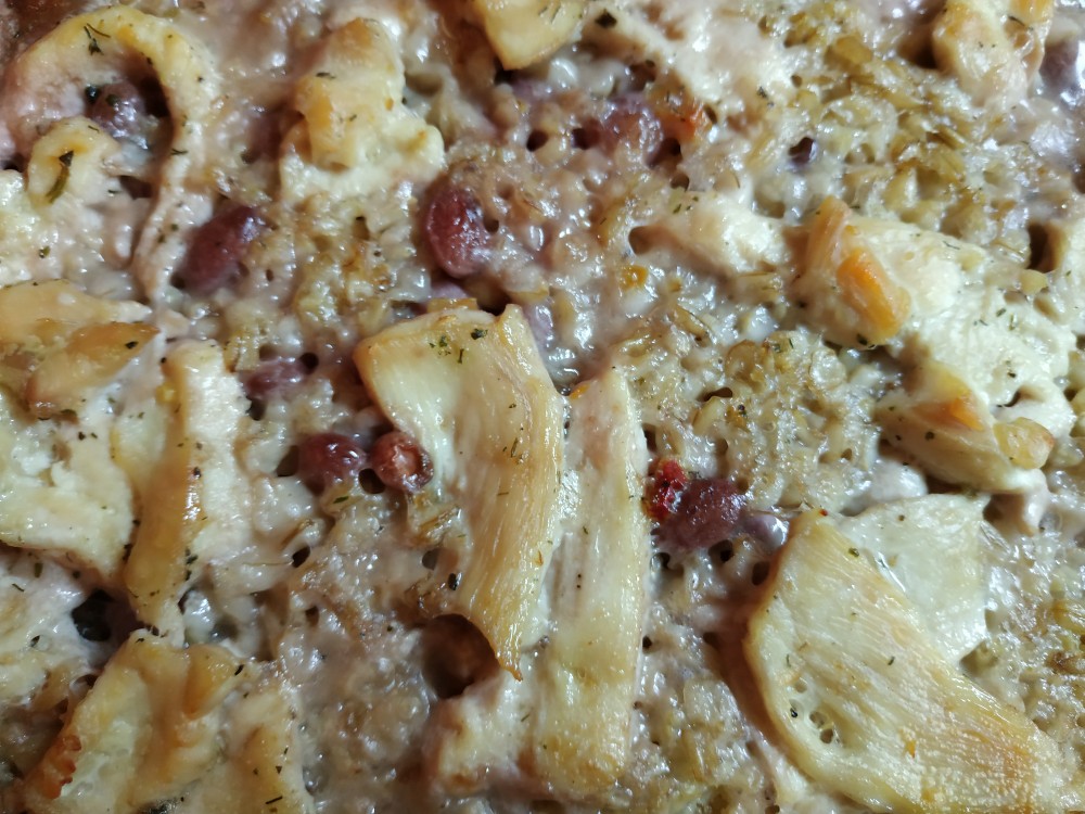 Запеканка с курицей и овощами