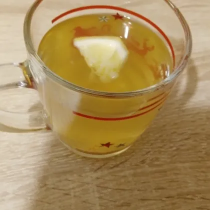 Чай с лимоном,имбирем,ромашкой