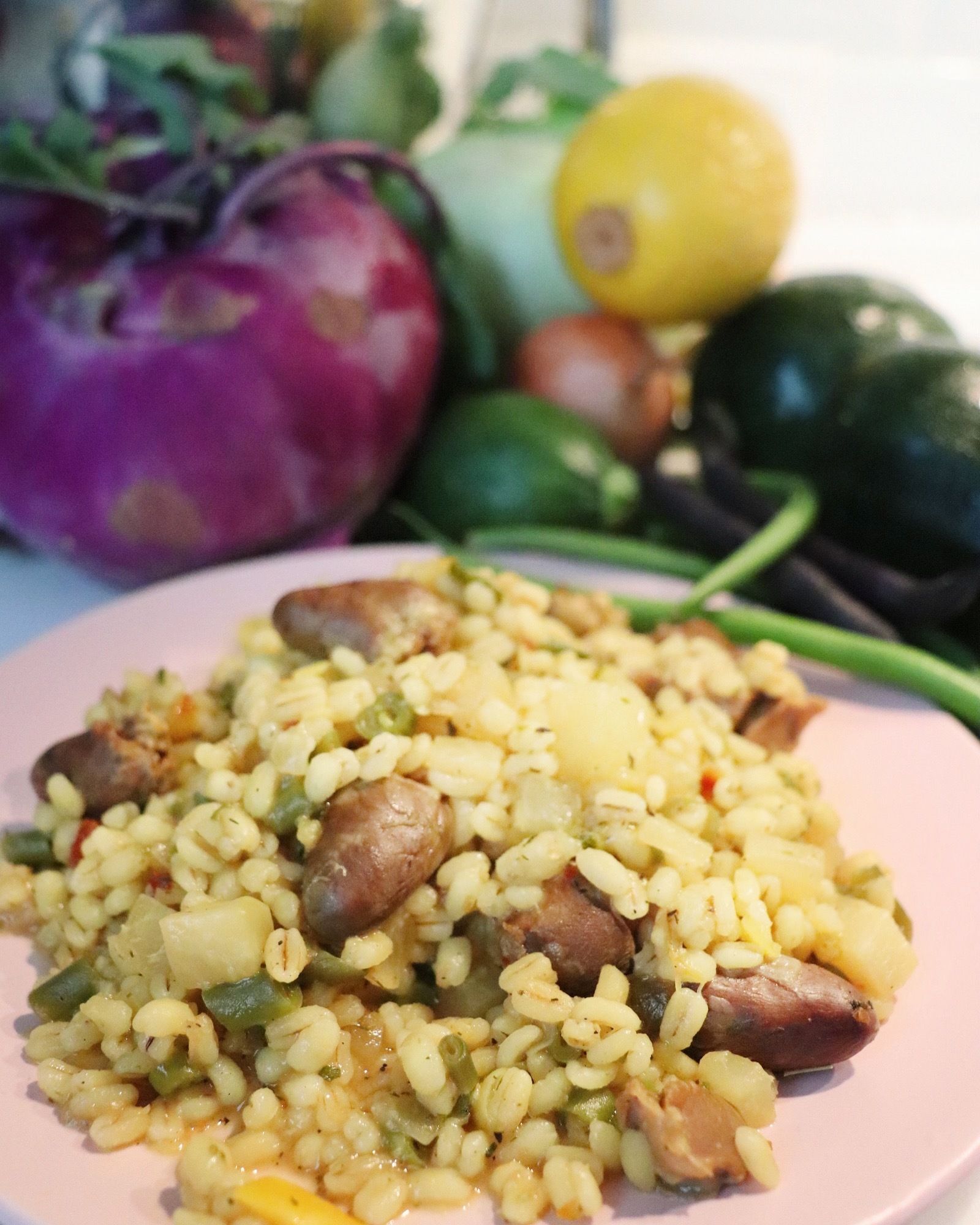 Чудесное орзотто с потрошками