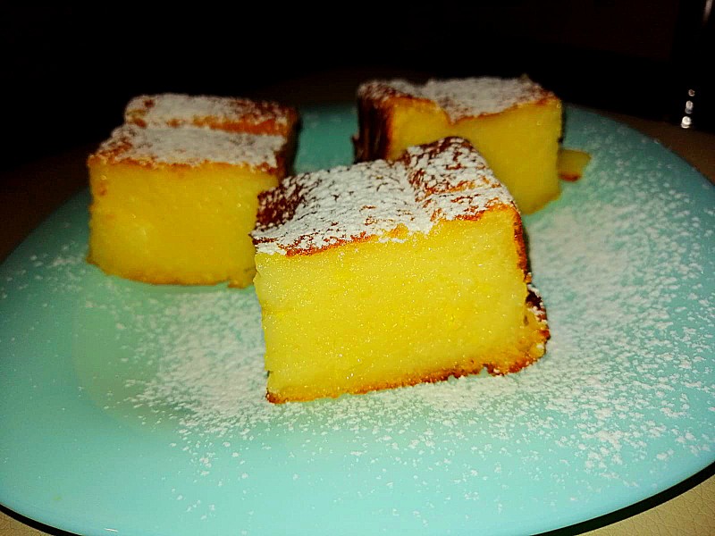 Лимонные пирожные