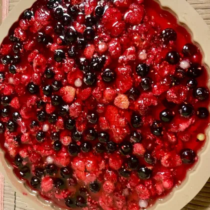 ПП Тирольский творожный пирог с ягодами