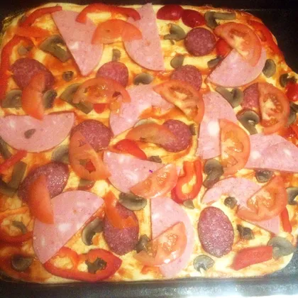 Тонкая пицца