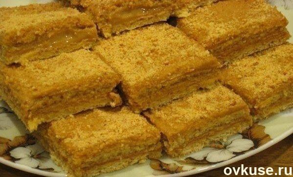 Медово-апельсиновые пирожные со сгущенкой