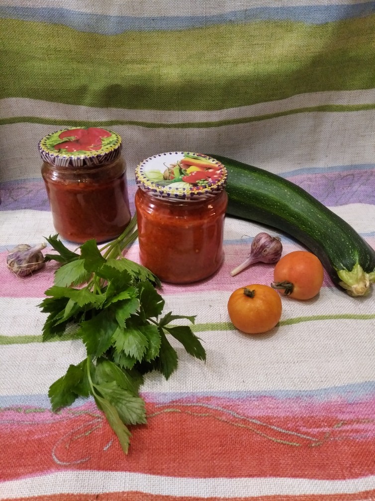 Аджика из кабачков