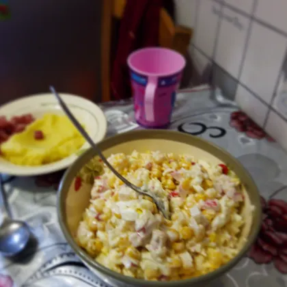 Салат из кукурузы😋