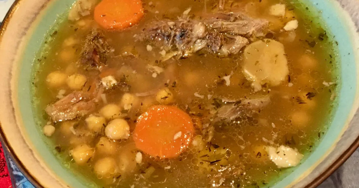 Вариант «Пити»(суп из баранины и нута) - рецепт автора Юлия Сенаторова