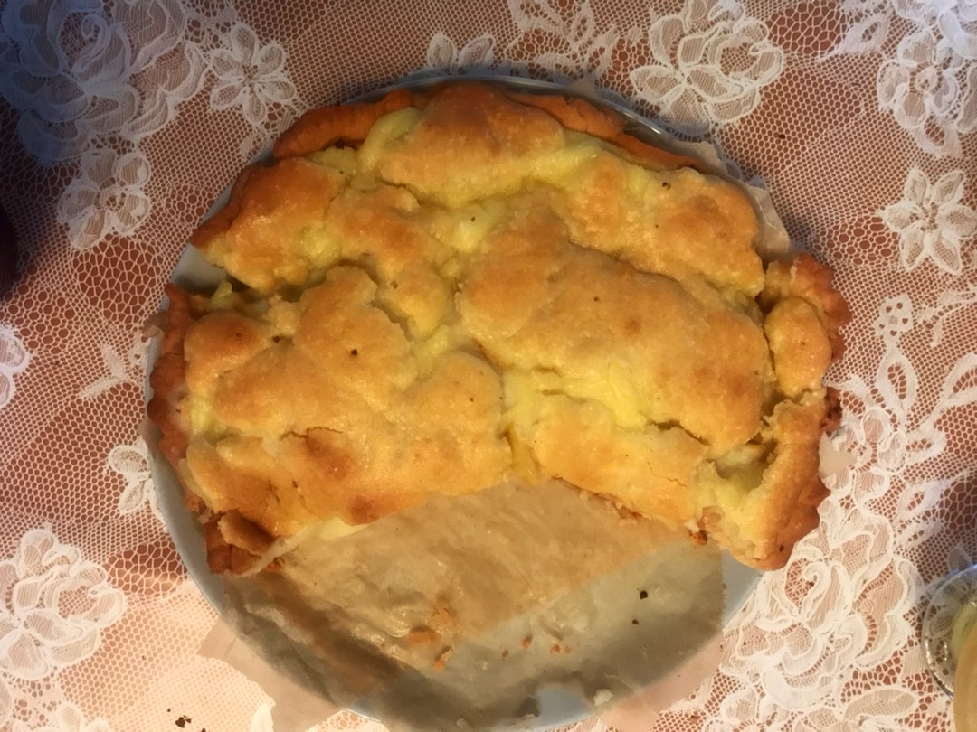 Шарлотка с заварным кремом🥧