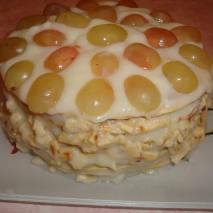 Многослойный торт на сковороде