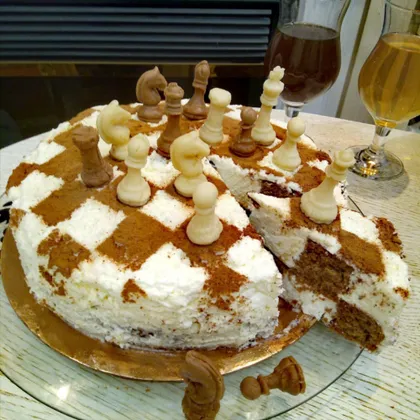 Торт "Шахматная доска"