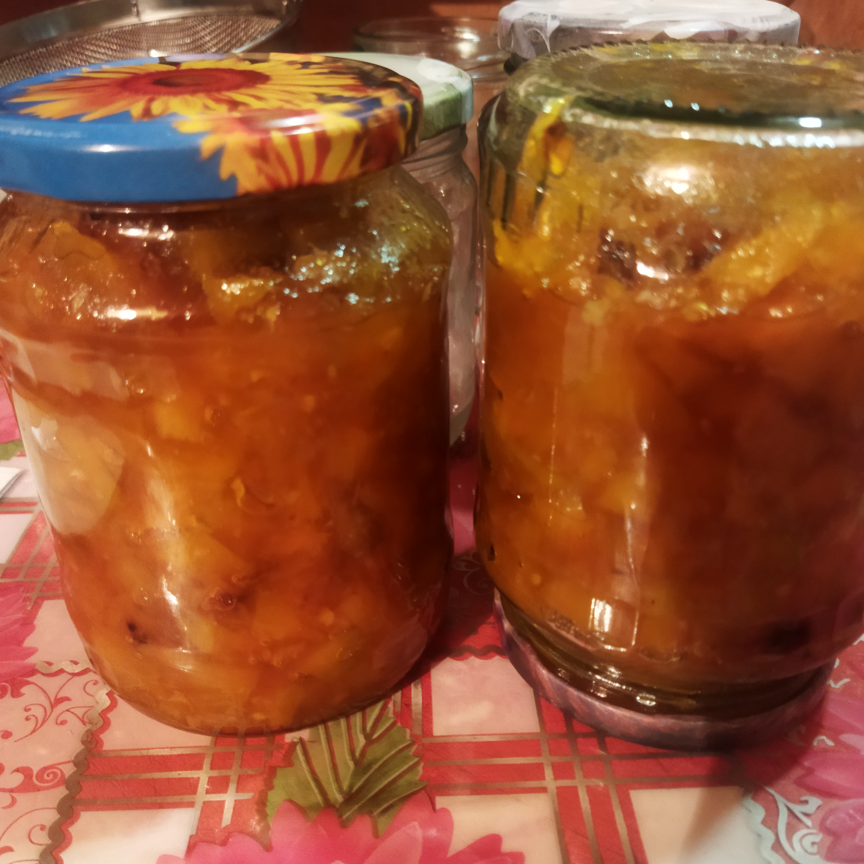 Варенье из тыквы с фруктами