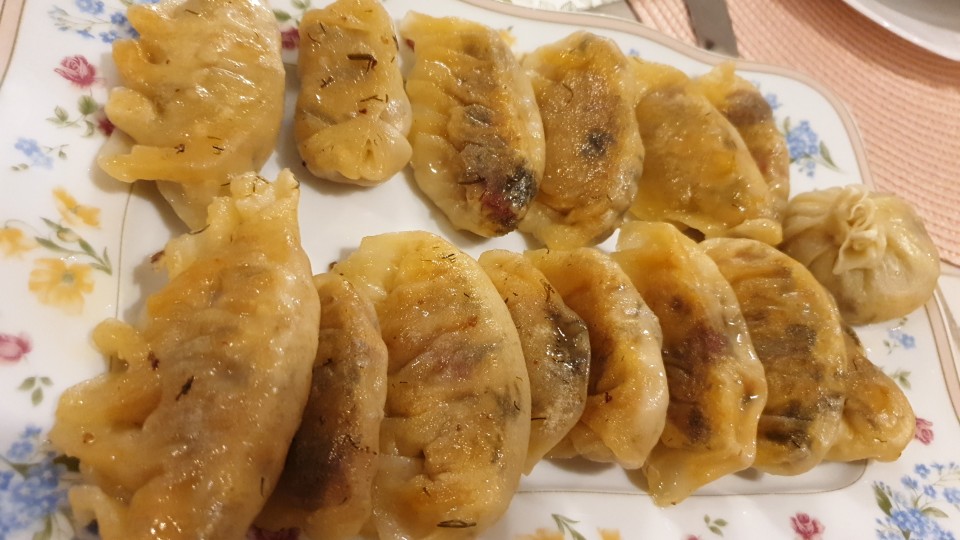 Пельмешки с креветками типа Гёдза (в китайском стиле)