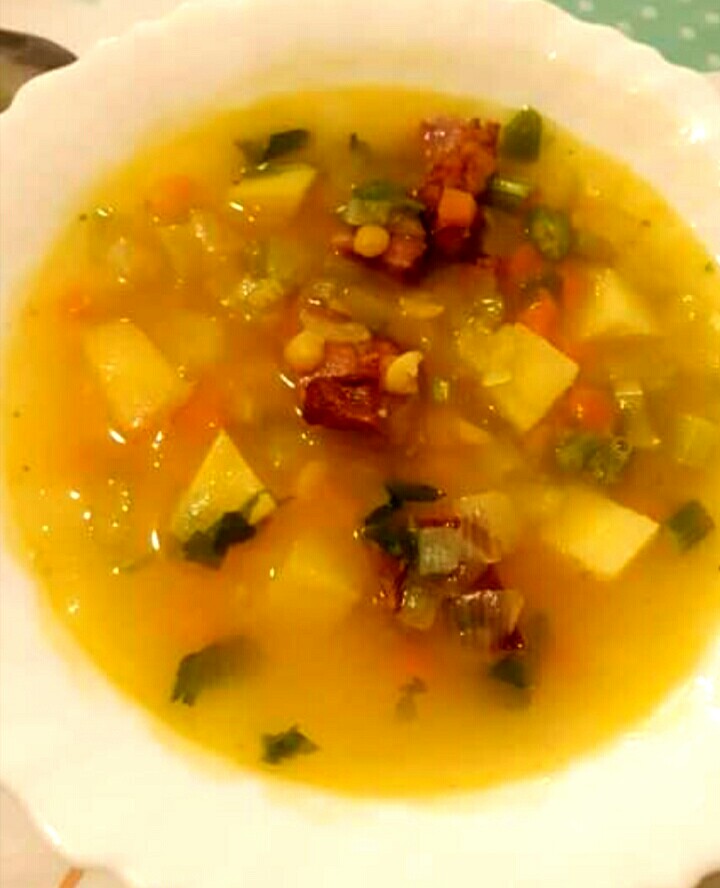 Гороховый суп в мультиварке