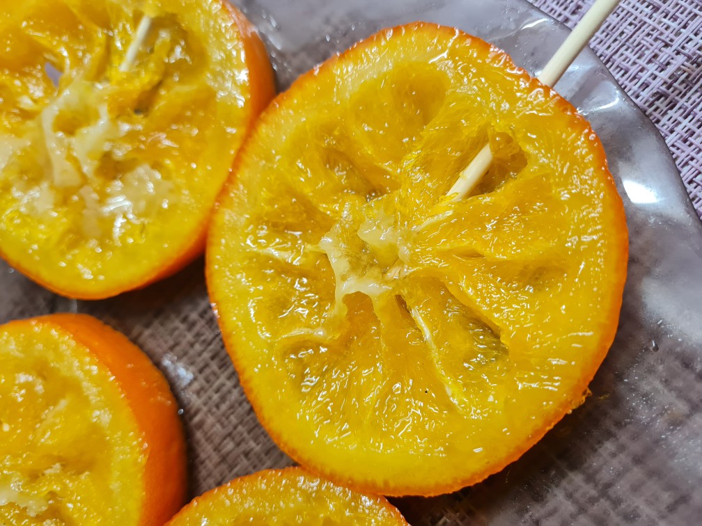 Апельсин в карамели