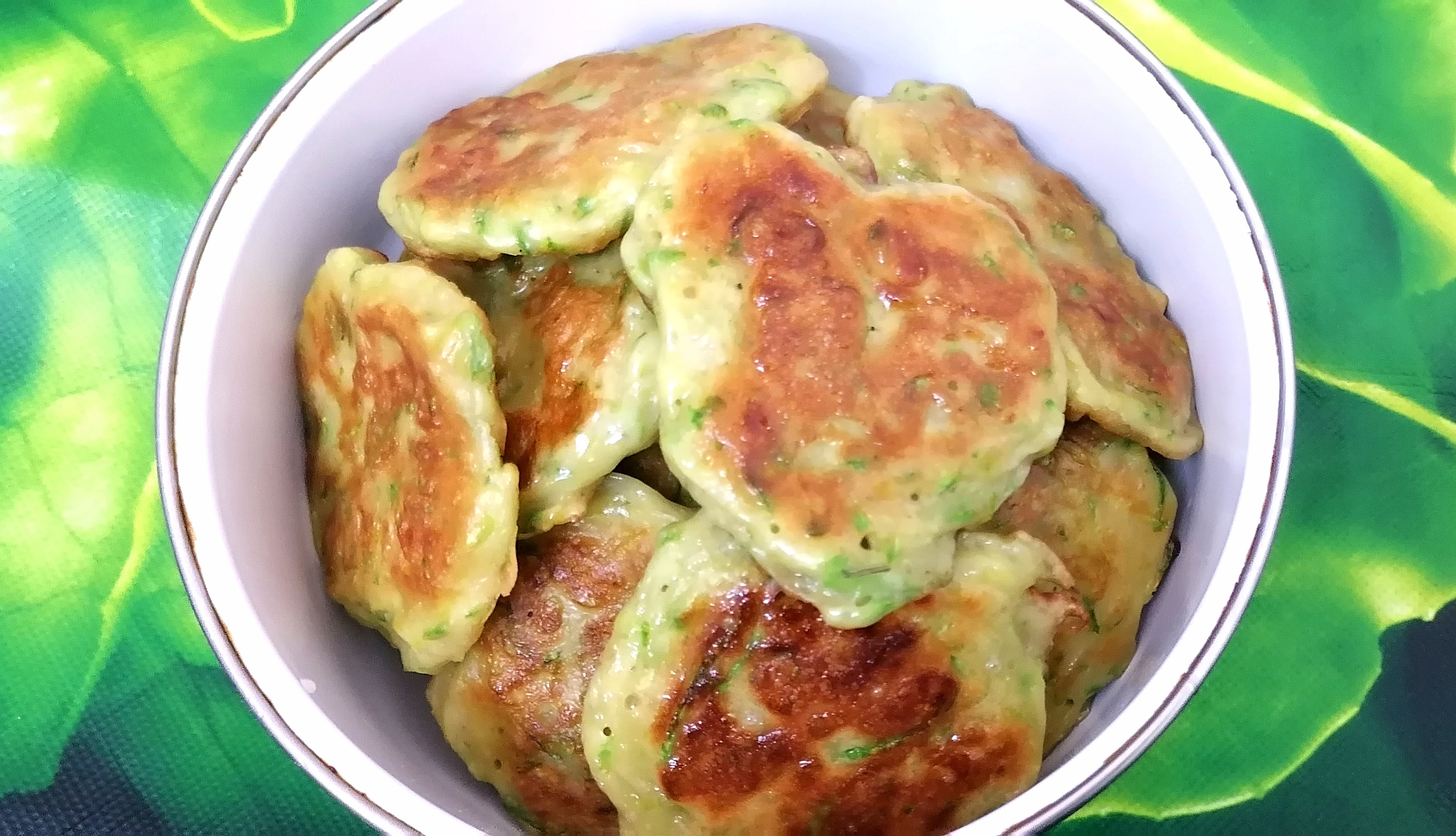 Кабачковые оладьи 