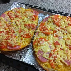 Пицца на скорую руку 🍕