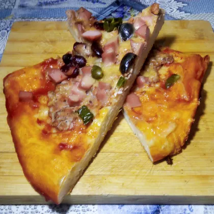 Пицца с ооочень вкусной начинкой
