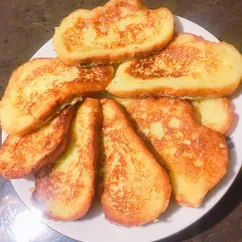 Батон 🥖 в сахаре на сковороде с