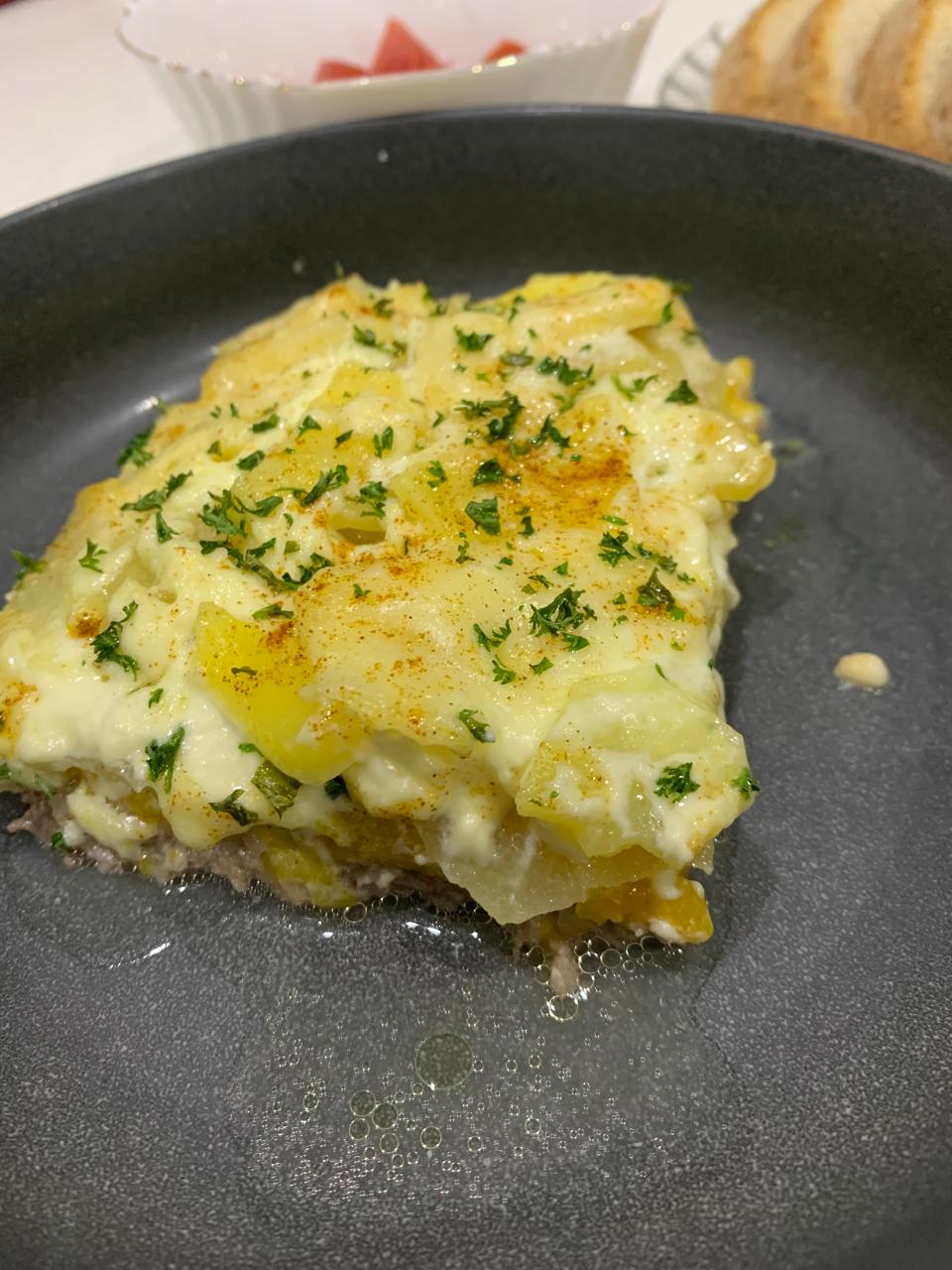 Картофельно-тыквенная запеканка