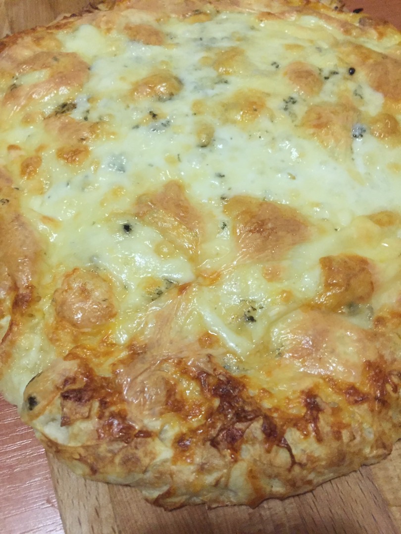 Ленивая пицца «три сыра»