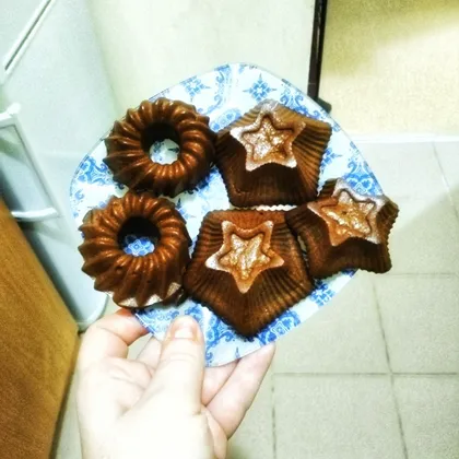 Шоколадно-банановые кексы