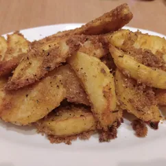 Хрустящий запечённый картофель в панировке