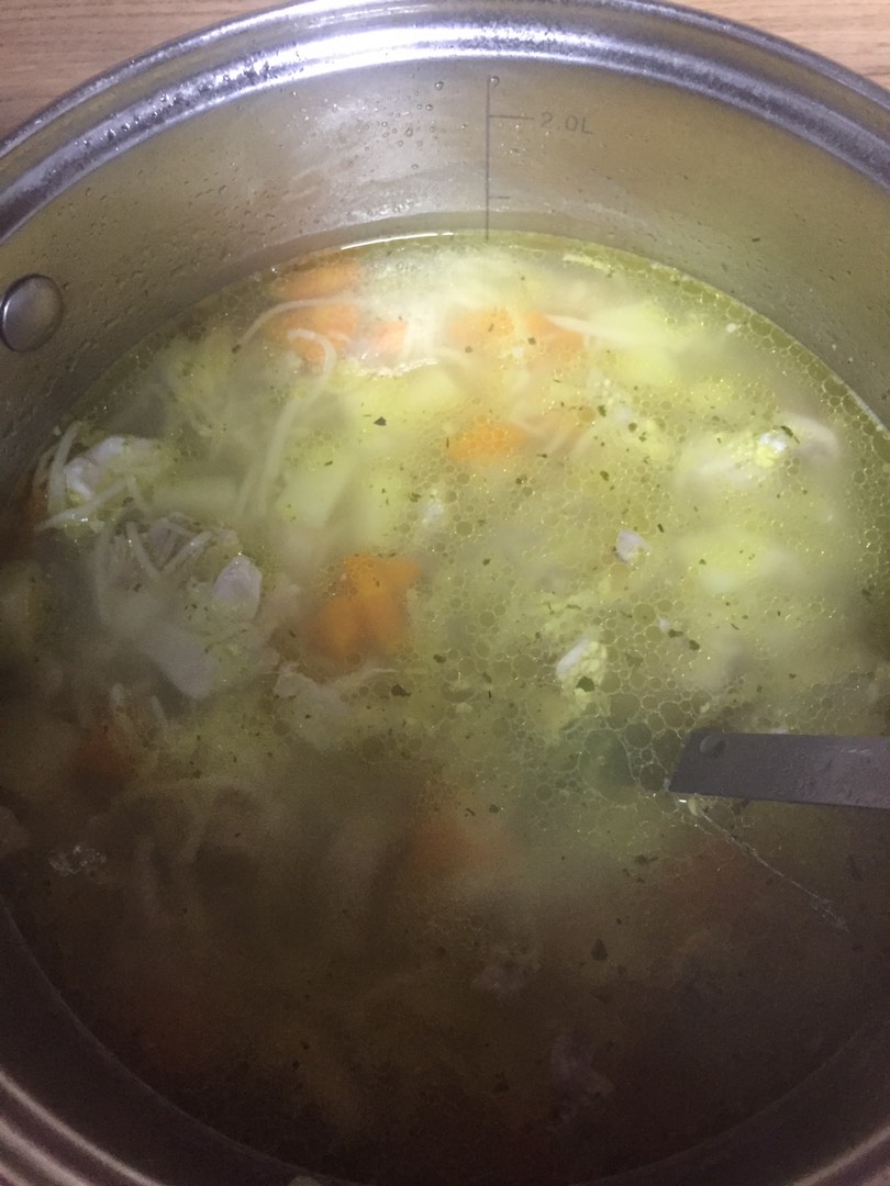 Суп с лапшой при простуде