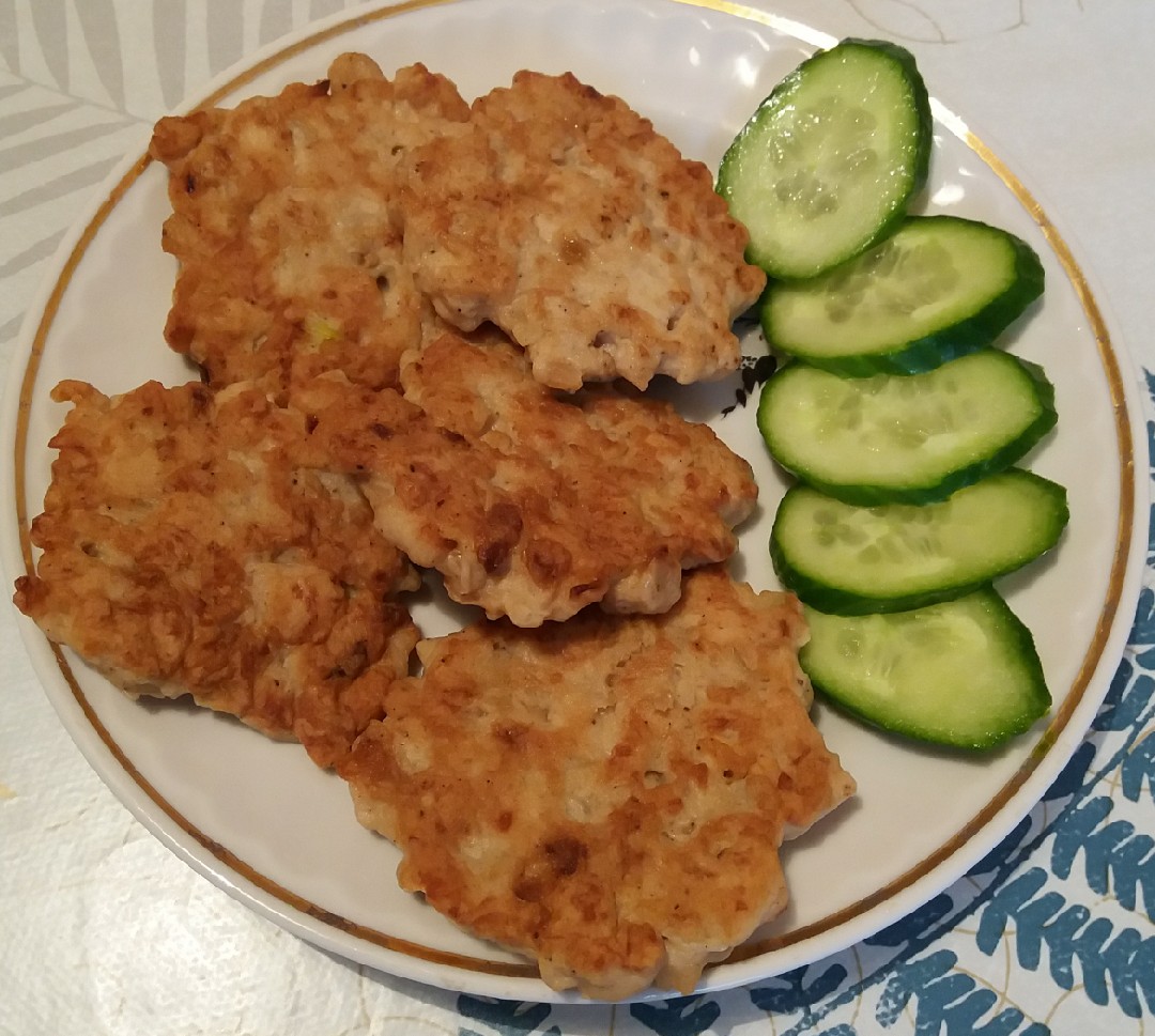 Котлетки-растрёпки из курицы или горбуши