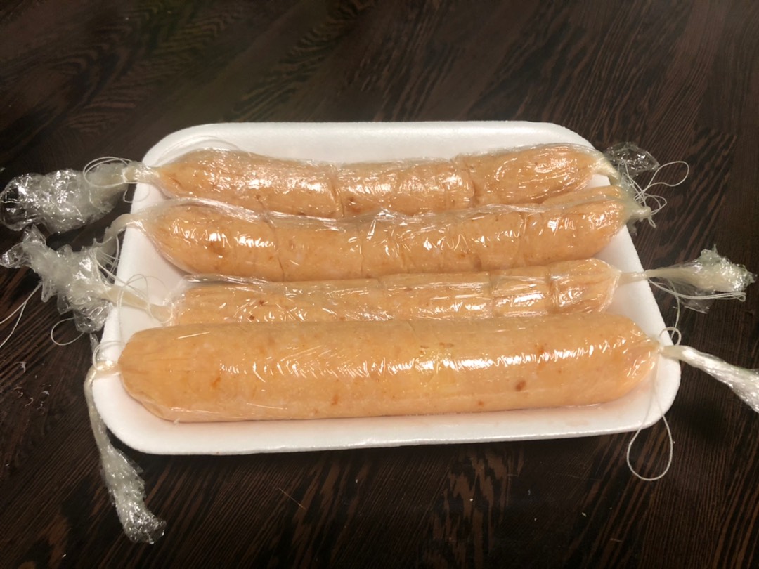 Сосиски с сыром домашние