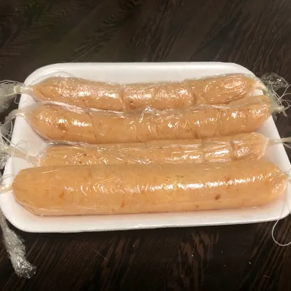 Сосиски с сыром домашние