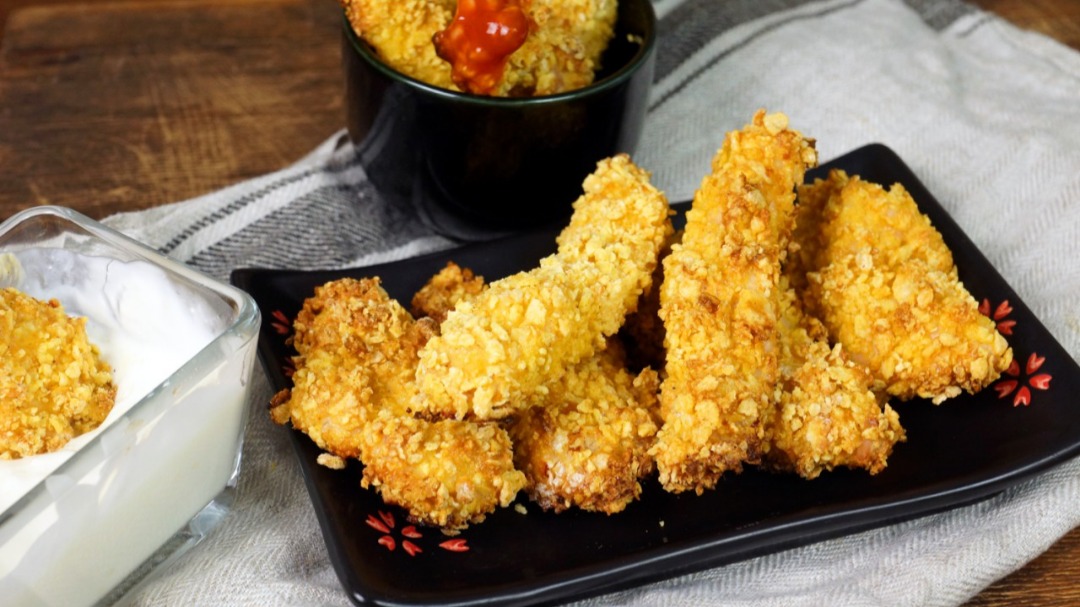 Хрустящая курочка в кукурузной панировке