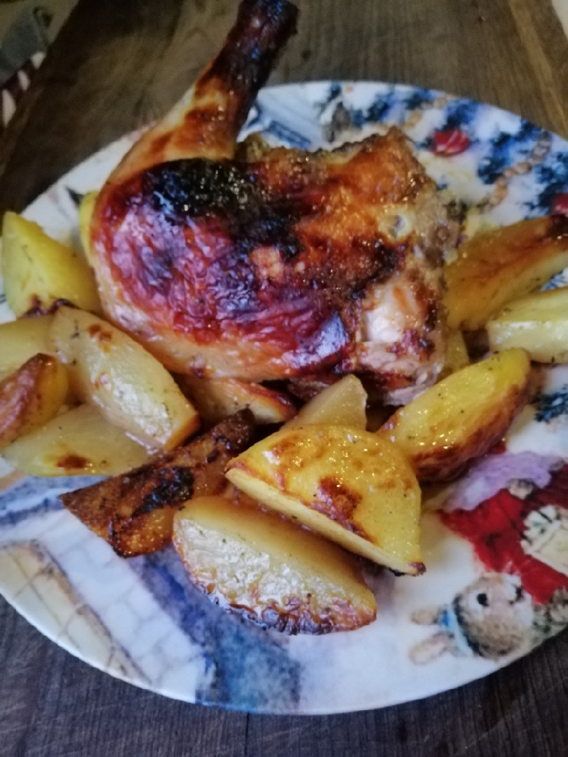 Курочка в горчично-медовом маринаде