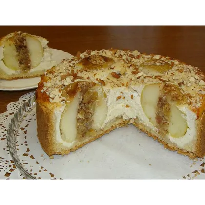 'Заливные яблочки'- пирог с целыми яблоками и творогом