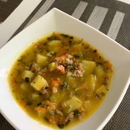Суп «для ребёнка» с цветной капустой и шпинатом