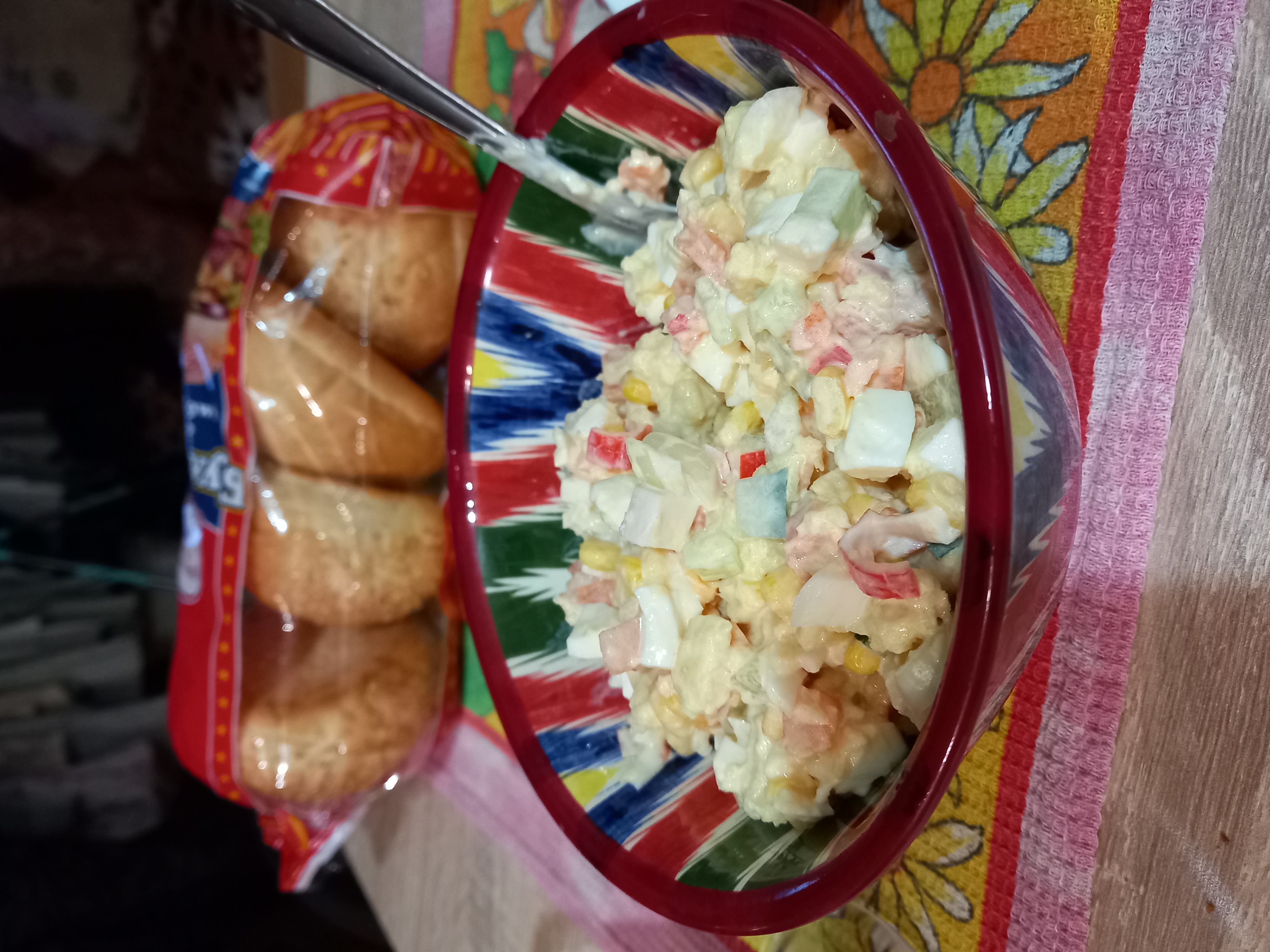 Салат с крабовыми палочками