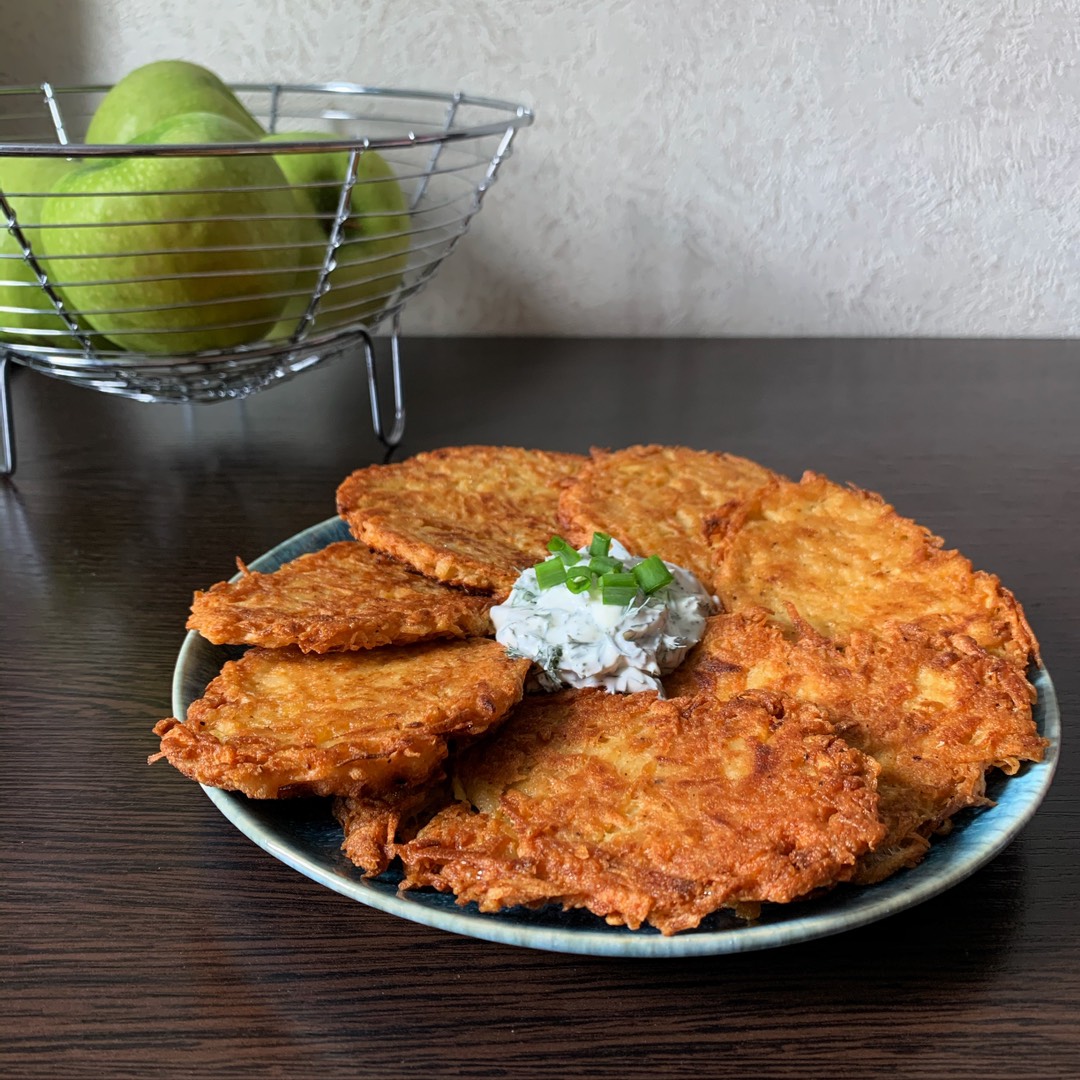 🥔 Постные драники. Без яиц. Простой и вкусный пошаговый рецепт с фото.