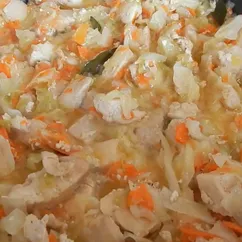 Тушеная капуста с мясом