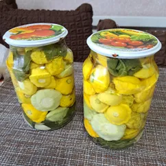 Маринованные патиссоны 