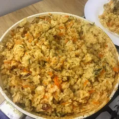 Плов с куриной грудкой