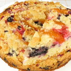 Быстрый и нежный пирог с ягодами к чаю | Quick and gentle pie with berries to a tea