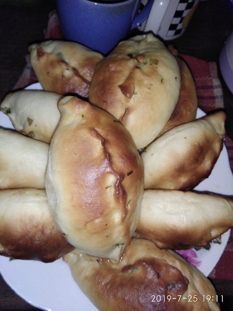 Пирожки со щавелем